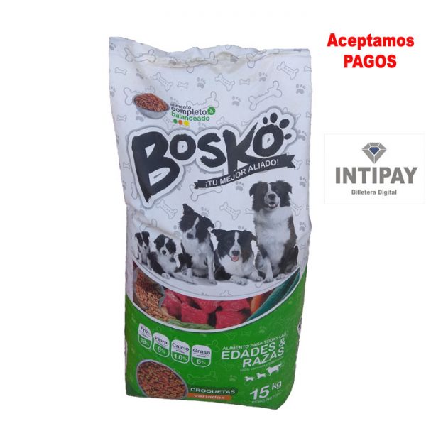 Comida para Perros BOSKO bolsa 15 Kg