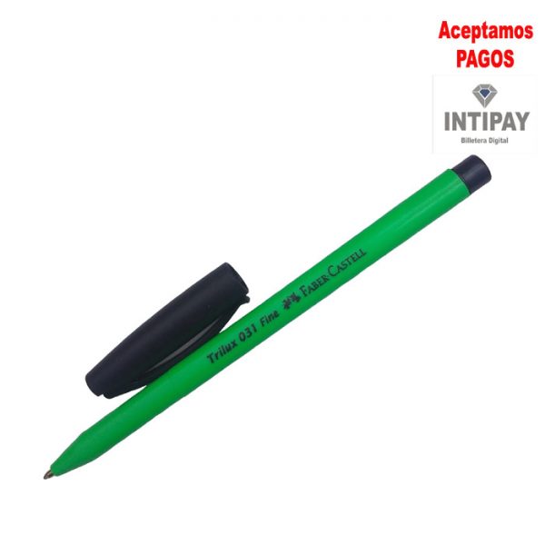 Boligrafo Trilux 031 Negro Faber Castell