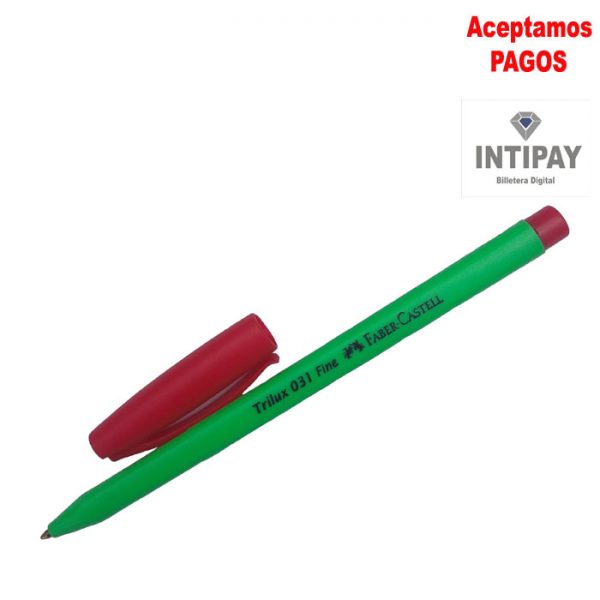 Bolígrafo Trilux 031 Rojo Faber Castell