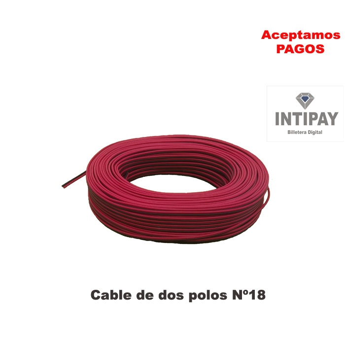 Cable de dos polos N°18