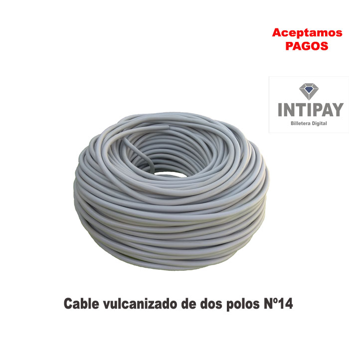 Cable vulcanizado de dos polos N°14 Ulix