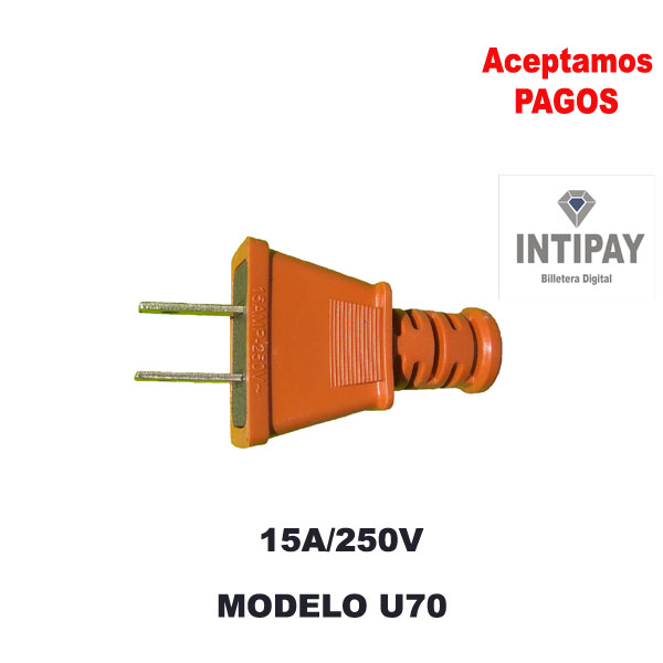 Enchufe Café 15A/250V Modelo U70