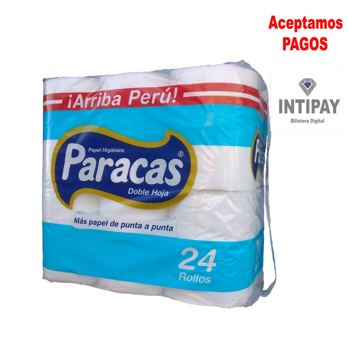 Papel higiénico Paracas Doble Hoja 24 Rollos