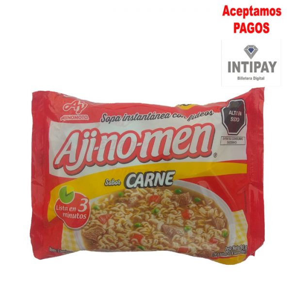 Sopa Instantánea Sabor Carne Aji-no-men x 80g