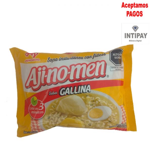 Sopa Instantánea Sabor Gallina Aji-no-men x 80g