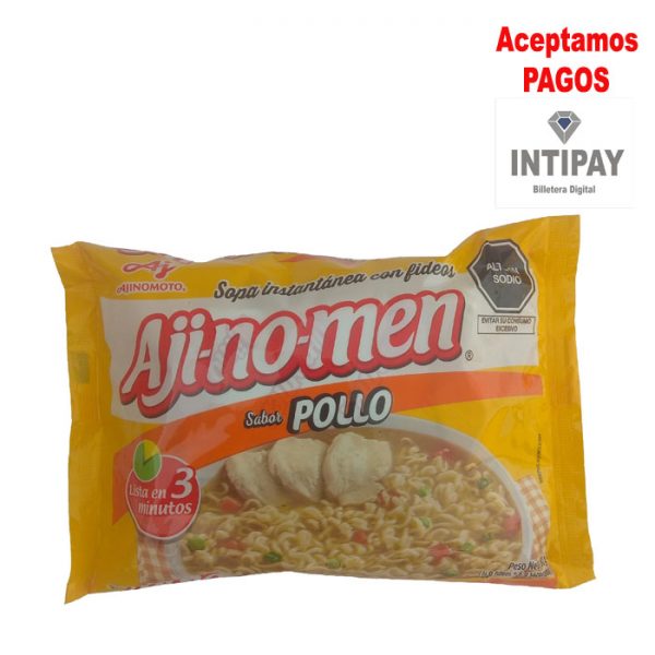 Sopa Instantánea Sabor Pollo Aji-no-men x 80 gr