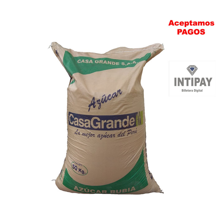 Azúcar Rubia Casa Grande Saco 50 kg