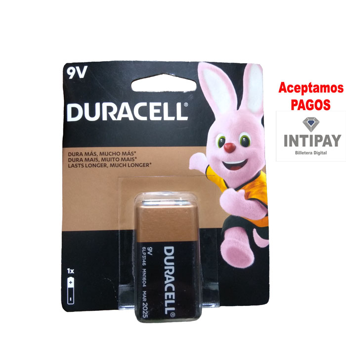 Batería DURACELL 9 Voltios