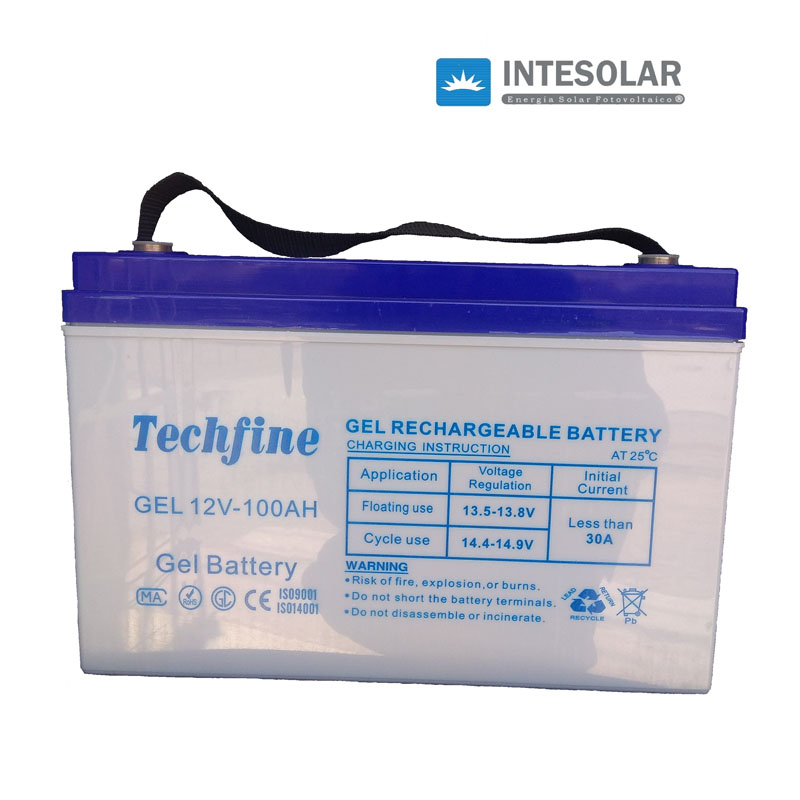 Batería Solar Gel Techfine 12V – 100A