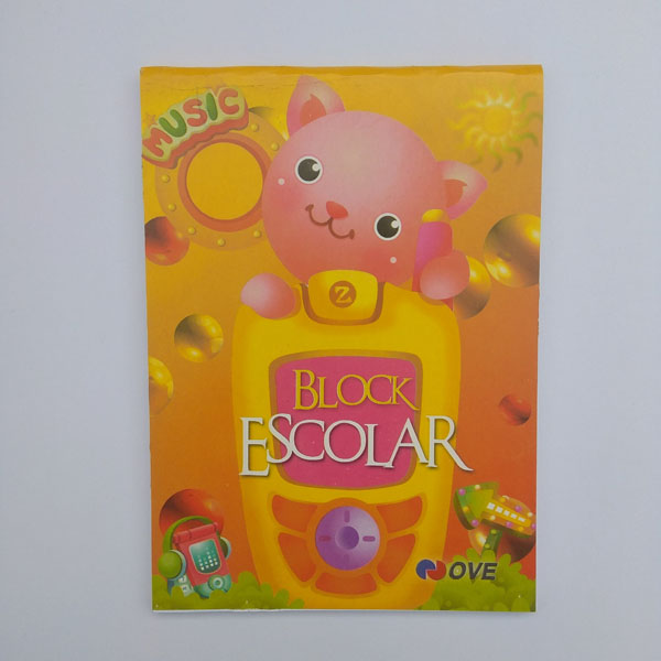 Block Escolar Ove Gatito
