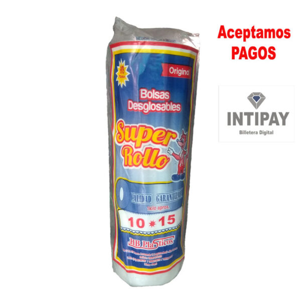 Bolsa Desglosable en rollo 10×15