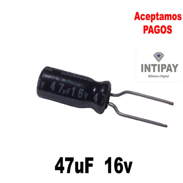 Condensador Electrolito 47uF 16V