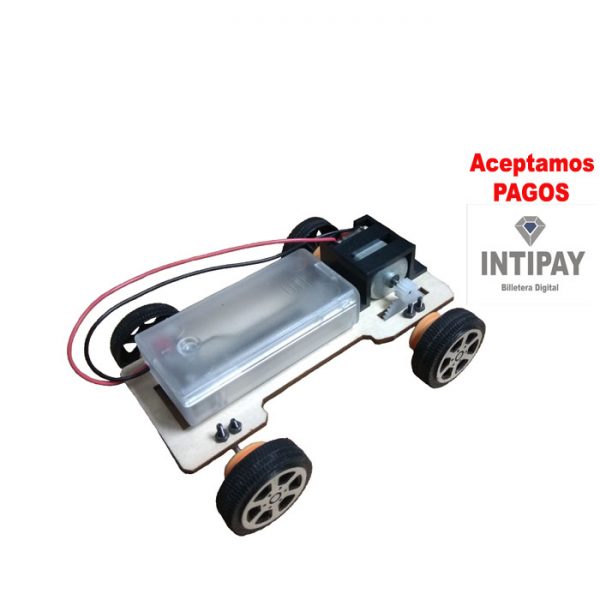 Carrito para experimento con un motor