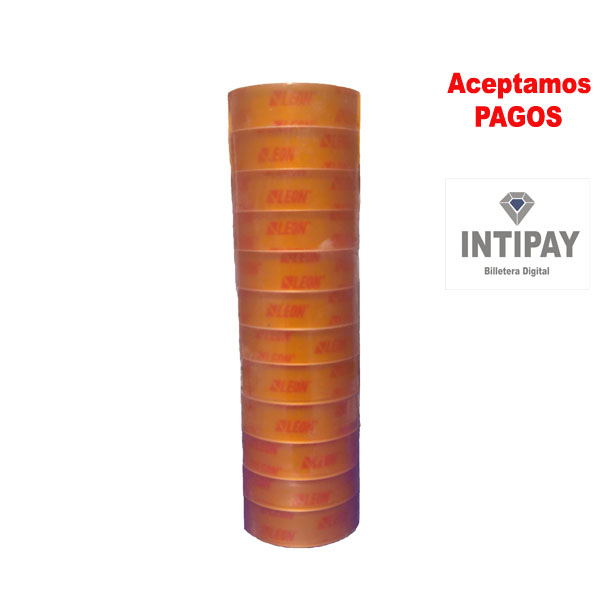 Cinta Adhesiva p/escritorio 12 Rollos