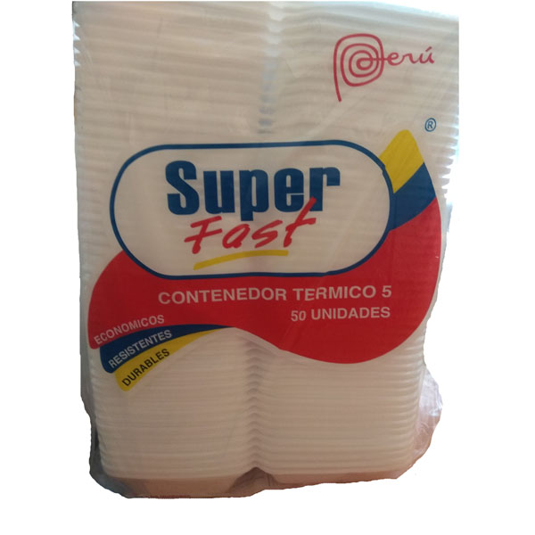 Contenedor Térmico Super Fast X 50 Unid