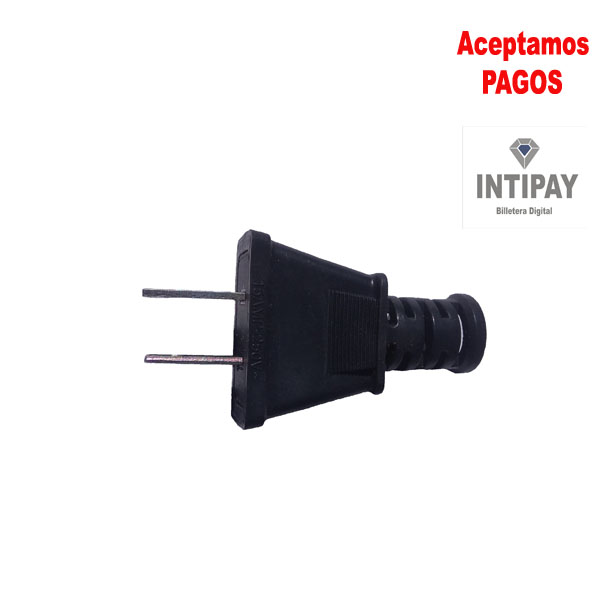 Enchufe Negro 15A/250V Modelo U70