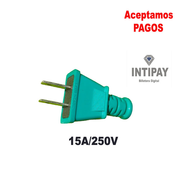 Enchufe Verde 15A/250V Modelo U70