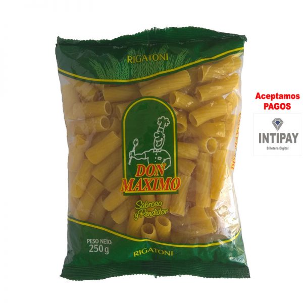 Fideos Rigatoni Don Máximo x 250 g