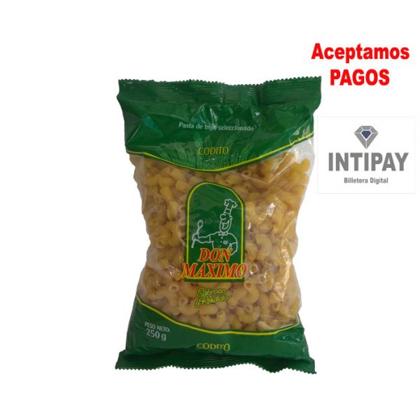 Fideos Codito Don Máximo x 250 g