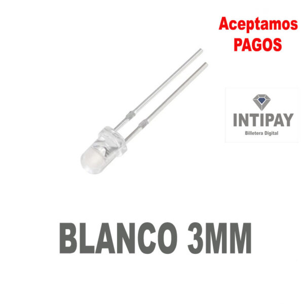 Led Blanco 3 mm