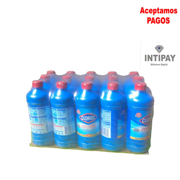 Lejía CLOROX X 15 UNID DE 680g/639ml