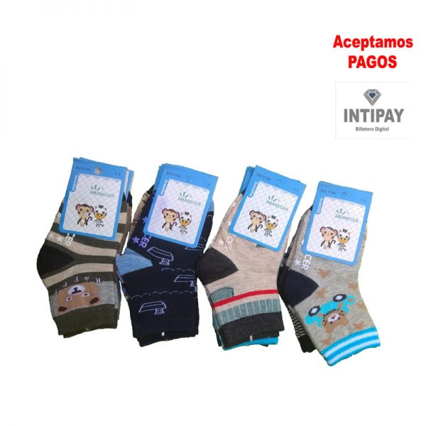 Media para niños 1-3 años 12 pares