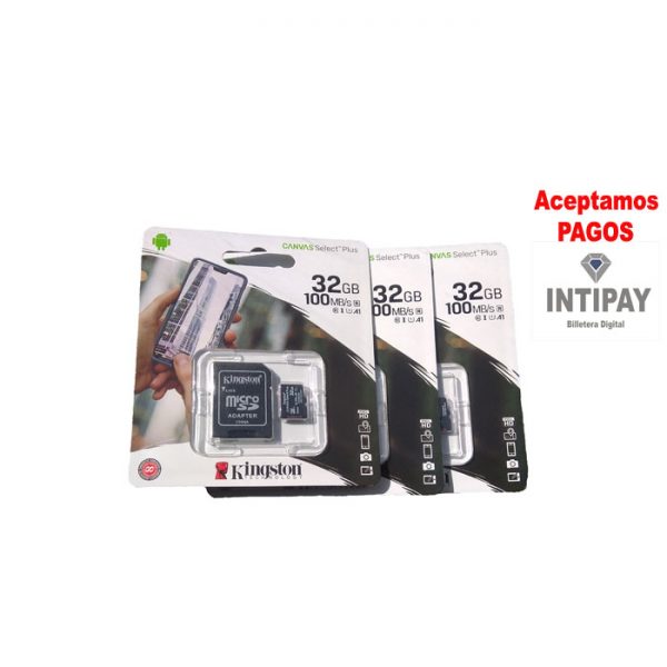 Memorias micro SD 32GB Kingstong