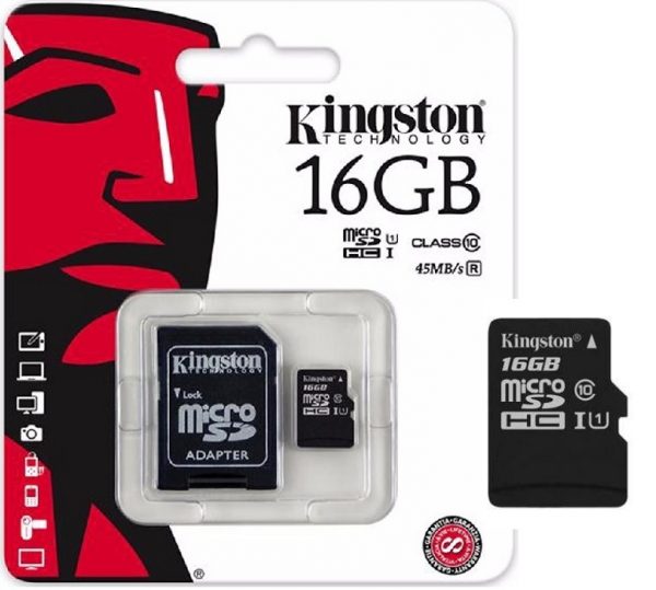Memoria Micro SD 16GB KINGSTON