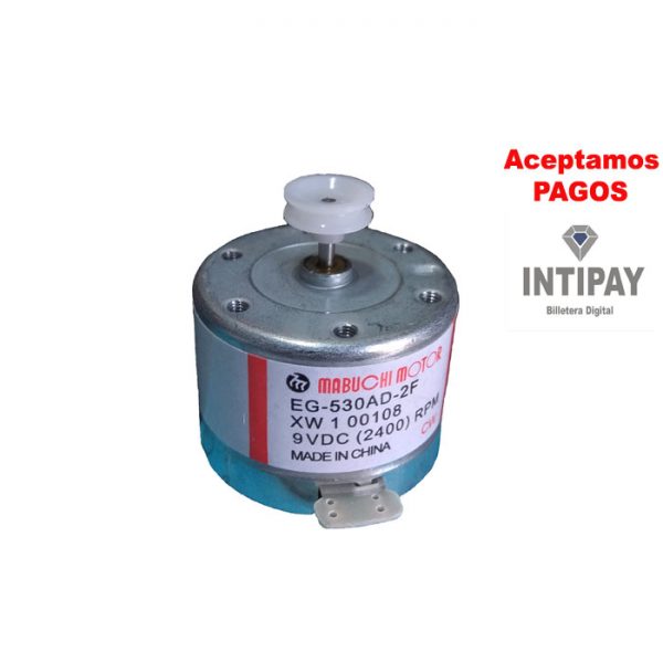 Motor de 9 VDC 2400 RPM