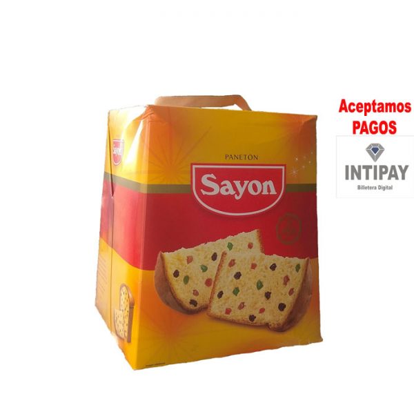 Paneton Sayon en Caja x 1 Unid