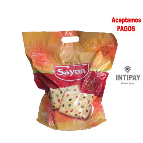 Paneton Sayon en Bolsa x 1 Unid