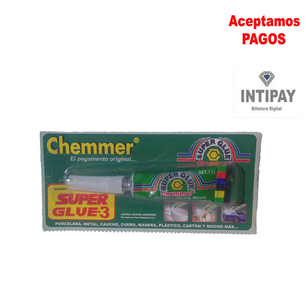 Pegamento Super Blue de Chermmer