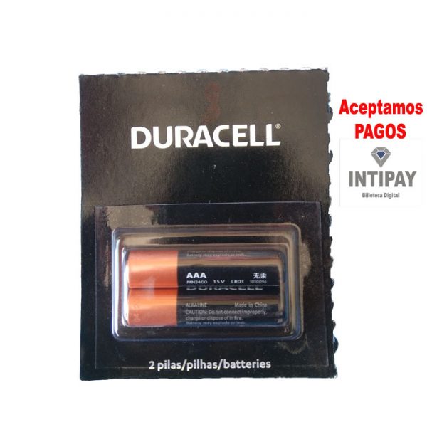 Pila Alcalina Duracell AAA 1.5V